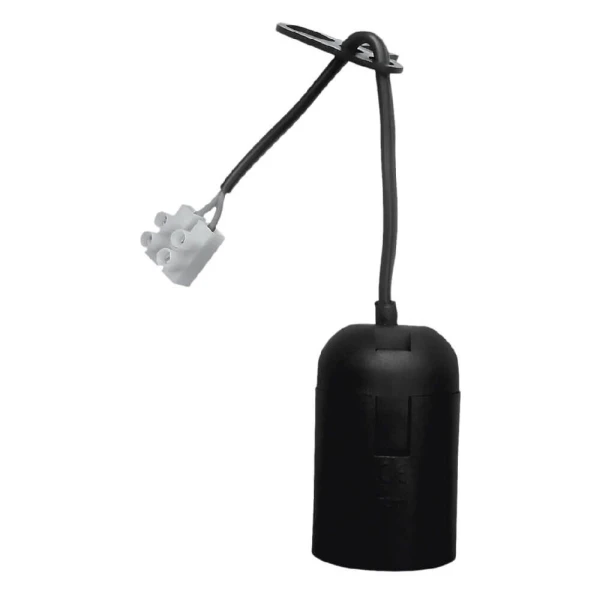 Dulie E27 cu cablu, 2х0,75 mm2, 17 cm, IP20, черный, Vivalux image