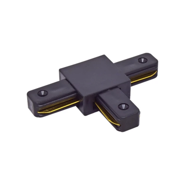 Conector forma T pentru sina de tip track, negru, Vivalux image