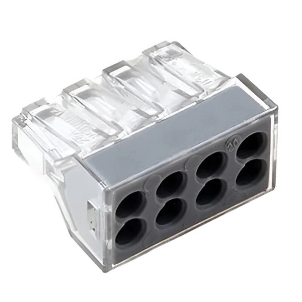 Clema cu strangere, 8 poli, 0,08 - 4,0 mm2, 32A, Cupra image