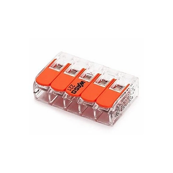 Conector fix. clipsa demontabila 5 poli. 0.14-4.0mm2. 32A. 415. '50buc' Cupra image