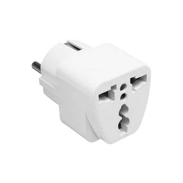 Adaptor universal. US/UK/AU/CH pe EU. 16A. alb. 'set x 20buc' Cupra image