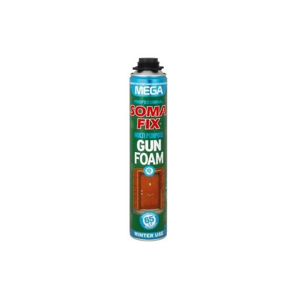 Spuma poliuretanica de iarna MEGA S991 SomaFix. Aplicare cu pistol. 850 ml/65 l. image
