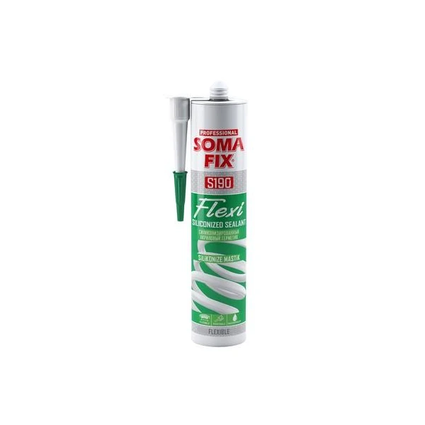 Sigilant siliconic S190 SomaFix. Alb. 310 ml. image