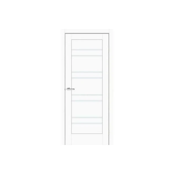 Usa de interior Rino 01 G Doors. Alb silk mat. Cu sticla. 80 x 200 cm. image