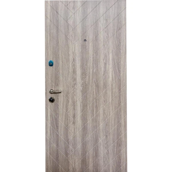 Usa metalica, 960x2000 mm, dreapta, Parquet, ULTRA, stejar gri image
