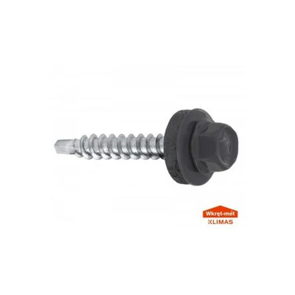 Surub autoforant pentru tigla metalica, WF, 4.8 x 19 mm, gri grafit, 250 buc, Wkret-Met image