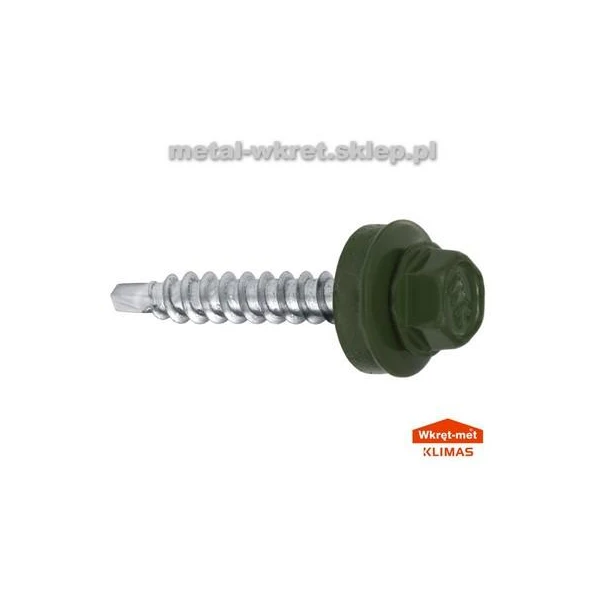 surub auto-foraj pentru acoperisuri WFD-4.8x25 verde 6020 '250buc' image