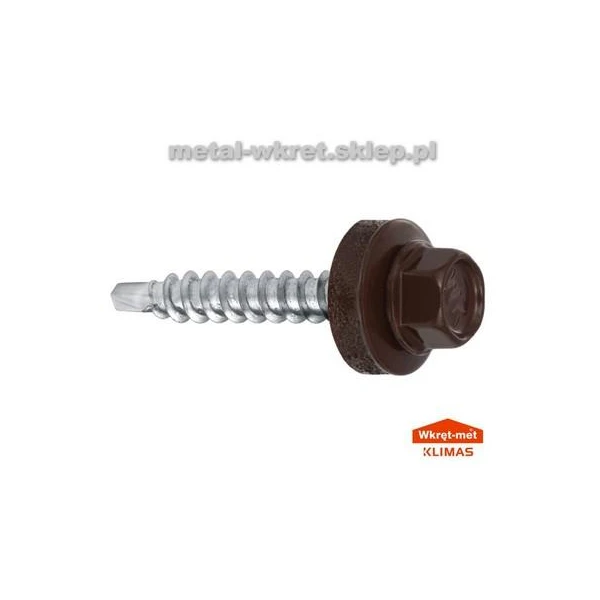 surub auto-foraj pentru acoperisuri WFD-4.8x25 cafeniu 8017 '250buc' image