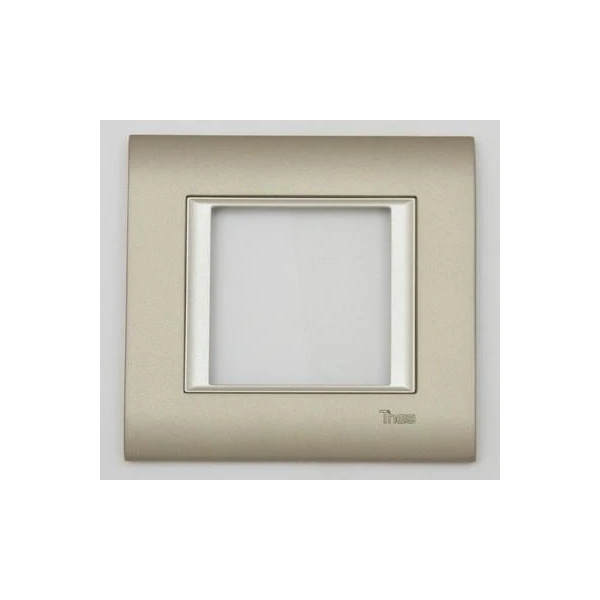 Rama Thea Sistema Inox matt Panasonic 2 module. Alb image