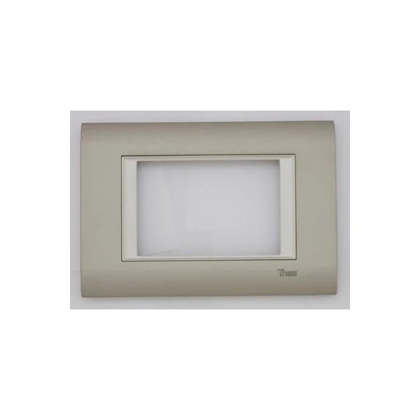 Rama Thea Sistema Inox matt Panasonic 3 module. Alb image