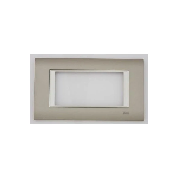 Rama Thea Sistema Inox matt Panasonic 4 module. Alb image