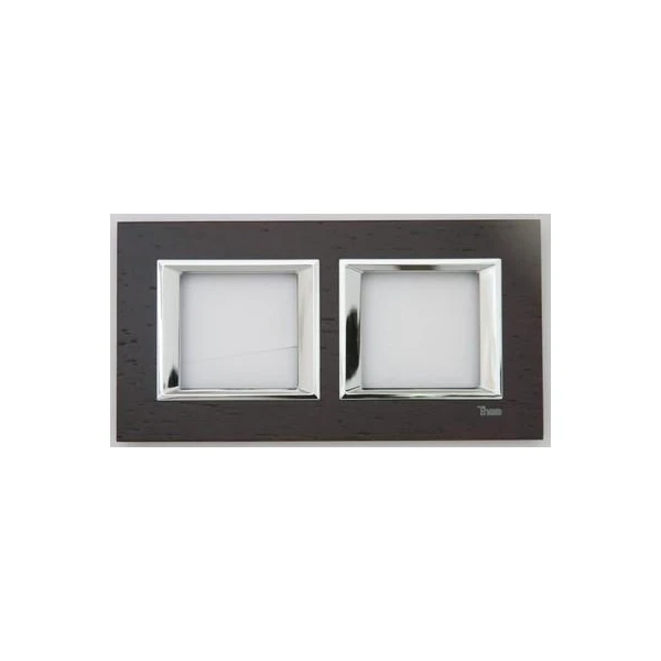 Rama dubla a cite 2 module Thea Ultima Panasonic. Lemn / Wenge. image
