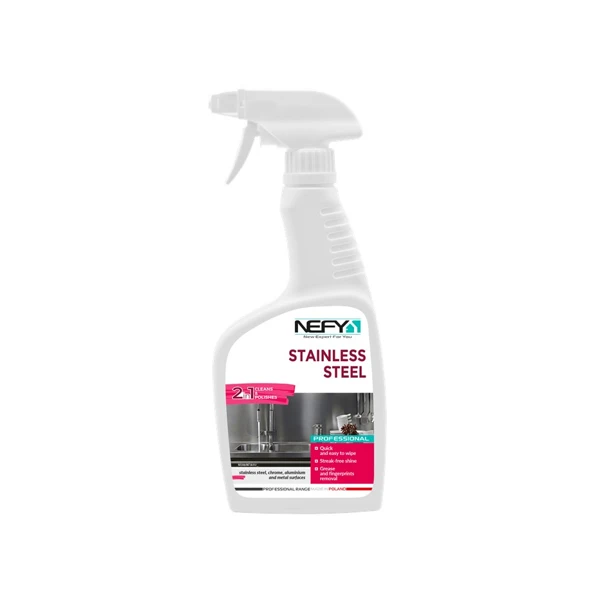 Solutie de curatat suprafetele de inox, spray, 500 ml, NEFY image