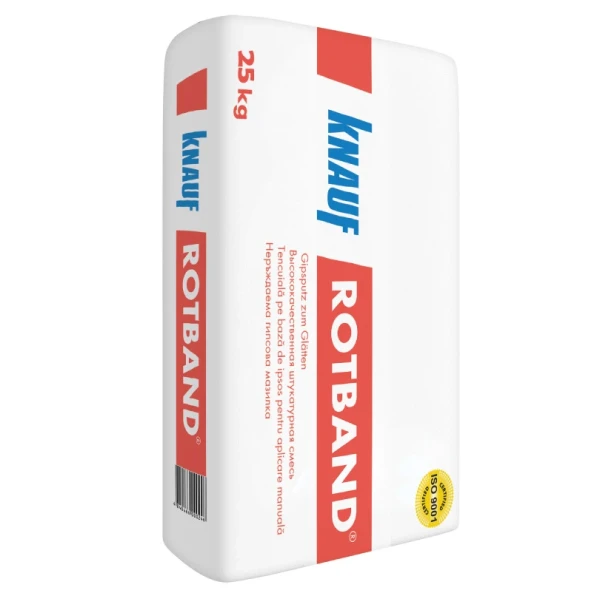 Tencuiala pe baza de ipsos, 25kg, Rotband Knauf image