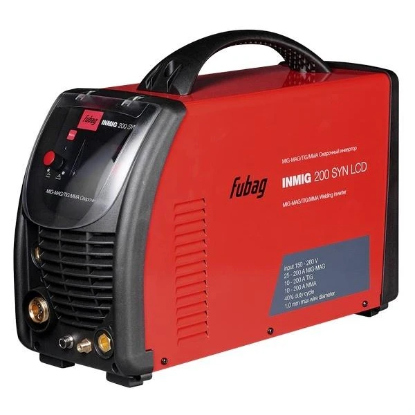 Aparat de sudura cu invertor INMIG200 SYNLCD Fubag. TIG/MMA/MAG/MIG. 220 V. 7.9 kW. 200 A. image