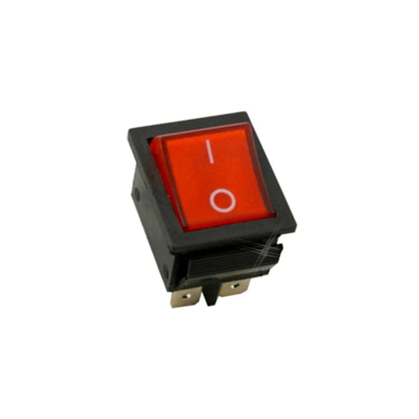 Intrerupator simplu, 16A, rosu, IP20, TEB image