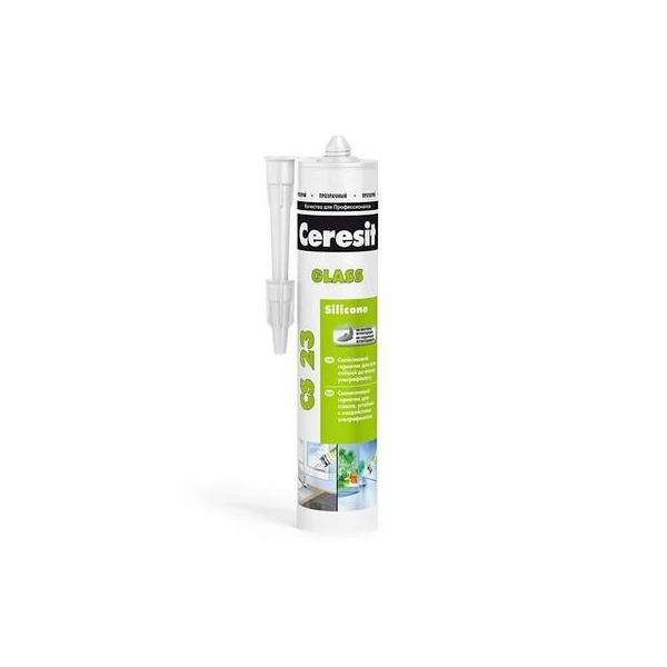 Silicon pentru sticla si acvarii Ceresit CS 23. Transparent. 280 ml. image