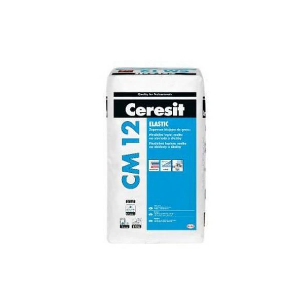 Adeziv pentru teracota si gresie format mare CM 12 FLEX Ceresit. 25 kg. image