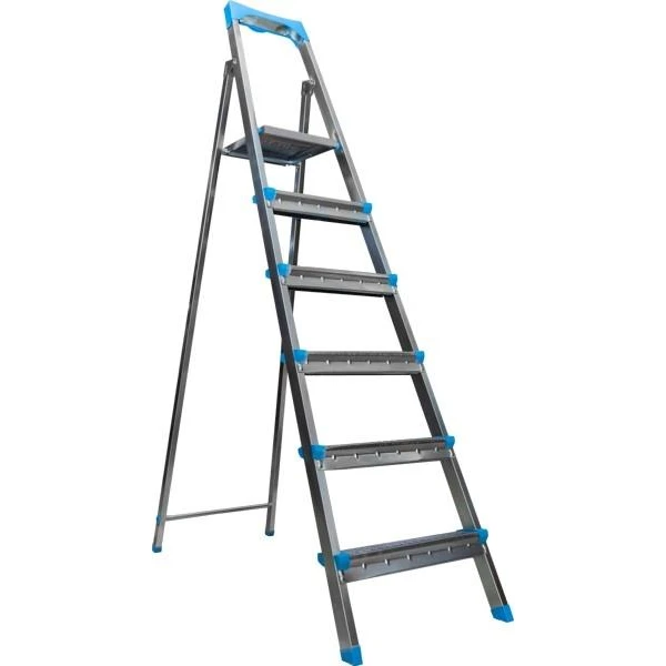 Scara plianta Ozege. 5+1 trepte. Profil patrat. 50 x 115 x 185 cm. image