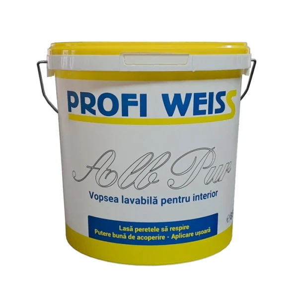 Vopsea, lavabila, interior, 8.5 L, PROFI WEISS image