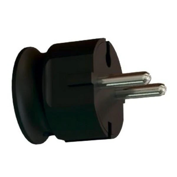 Fisa cu impamantare, negru, 16A, Neomax image