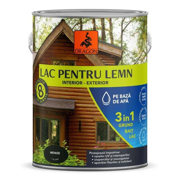 Impregnant, lemn, wenge, 2.5 L, DRAGON image