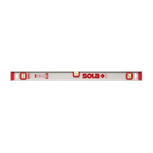 Nivela din profil-X aluminiu 100cm. argintiu 3 capsule I 5 100 Sola image