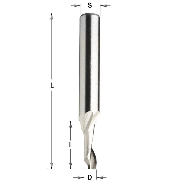 Freza pentru aluminiu HSS CoZ1 CMT. S-8 D4-40/100RH image
