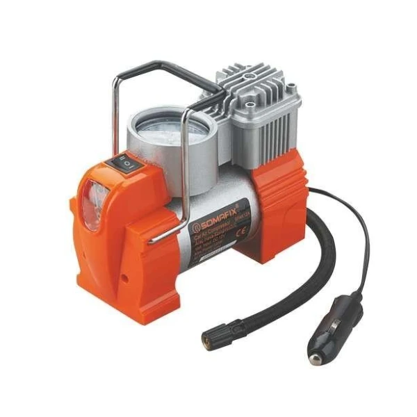 Pompa-compresor pentru automobil, 12 V, 123 W, 8 bar, 30 l/min, SomaFix SFAK12A image
