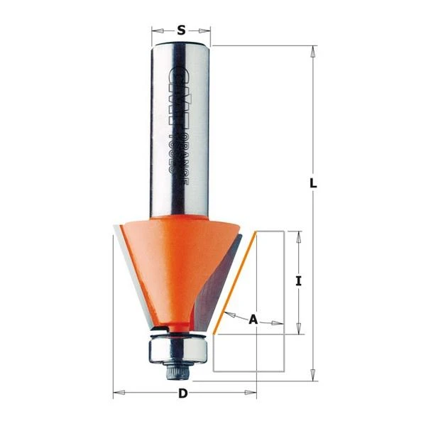 Freza pentru sanfren A x 45 D x 45 I x 18 S x 8 CMT image