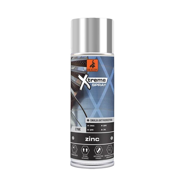 Email-grund, anticoroziv, spray, zinc, 400 ml, DRAGON image