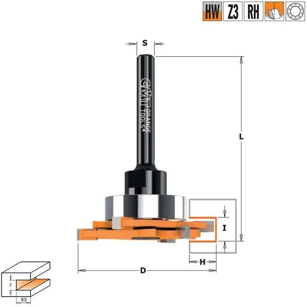 Freza CMT. I-4 D-47.6 H-12.8 S-8 image