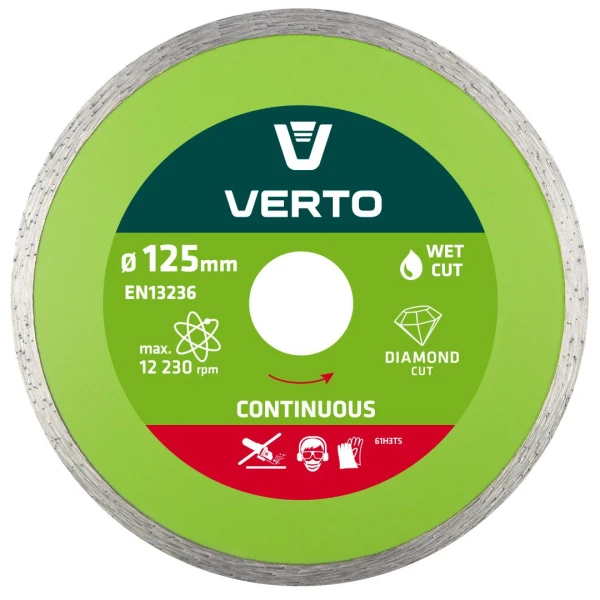 Disc diamant continu 125x22.2 mm Verto image