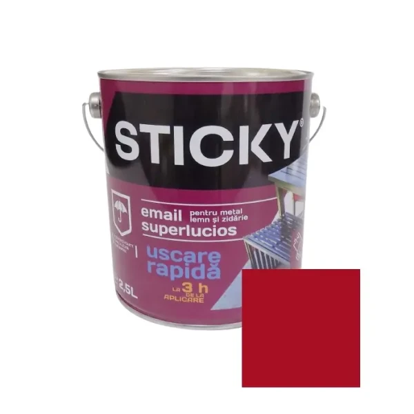 Email, uscare rapida, rosu, 2.5 L, STICKY image