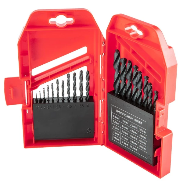 Burghie pe metal HSS 1.0-10.0 mm 19 buc.Top Tools. image