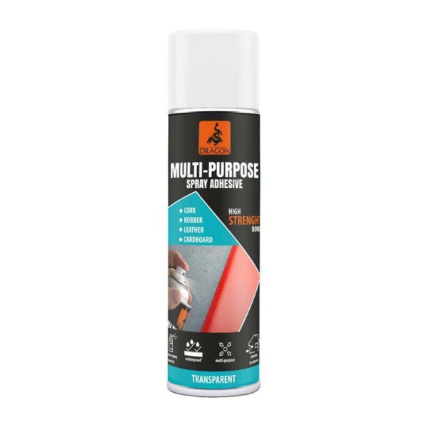 Adeziv, universal, spray, transparent, 500 ml, DRAGON image