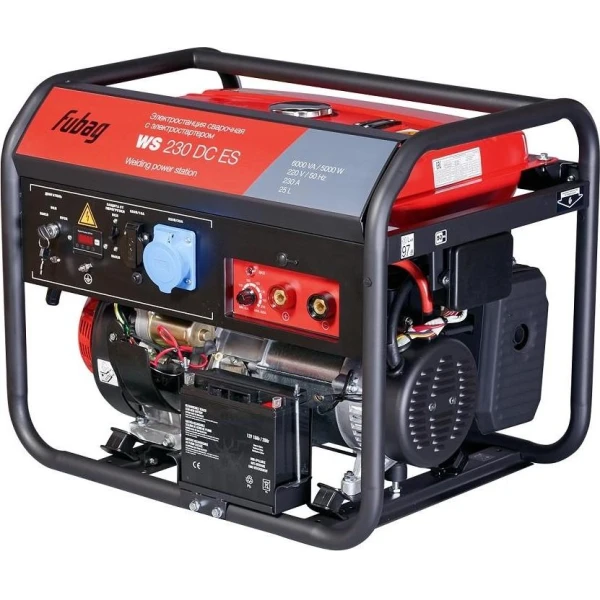 Generator de curent electric pentru sudura Fubag WS 230 DC ES. Benzina. 5 kW. 230 A. 230 V. 458 cm3. 13.4 CP. 98 kg. image