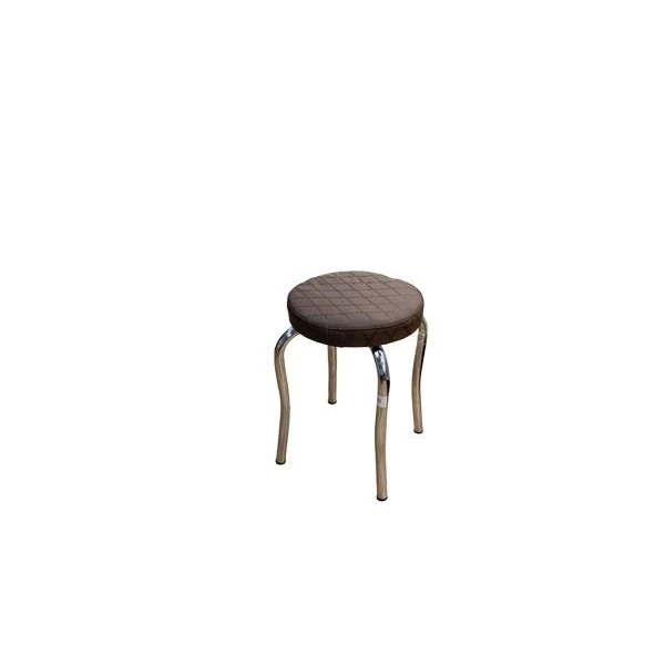 Scaun, carcasa metal, nichelat, sezut ecopiele, 02 image