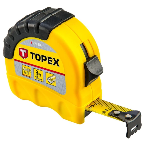 Ruleta Topex 27C303. Cu fixator. 3 m x 16 mm. image