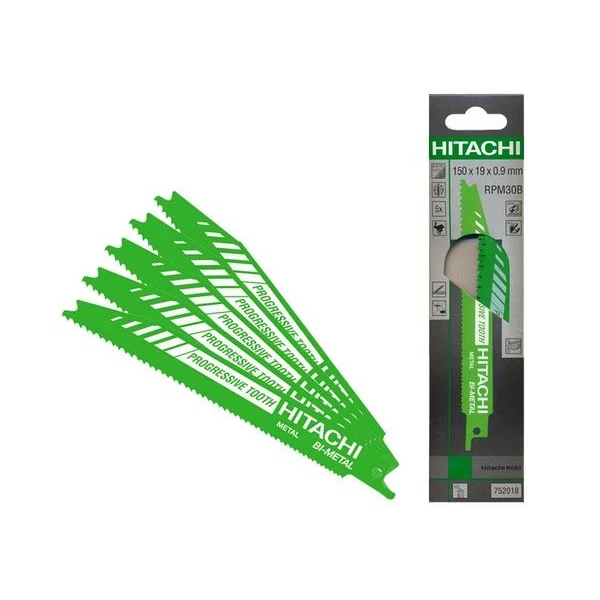 Panza pentru fierastrau sabie 752016 Hikoki. Metal. RM36B/S922BF. 150 mm. Set 5 buc. image