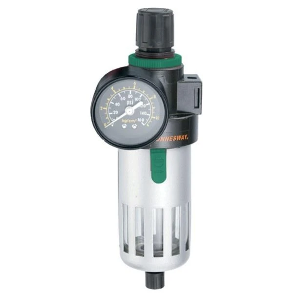 Filtru separator pentru scule pneumatice JAZ-0532 Jonnesway. Cu regulator de presiune. 1/4". image