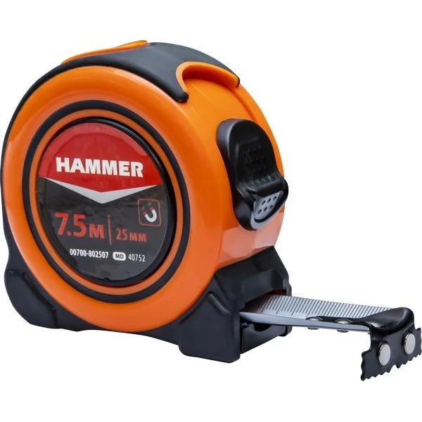 Ruleta Hammer. Fixator. Magnet. 7.5 m x 25 mm. image