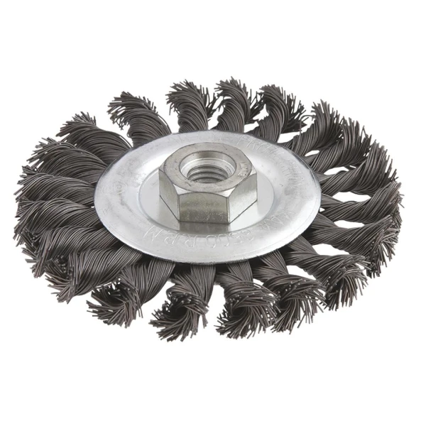 Perie de sarma. 115 mm circulara indoita INOX. sarma toronata Торех image