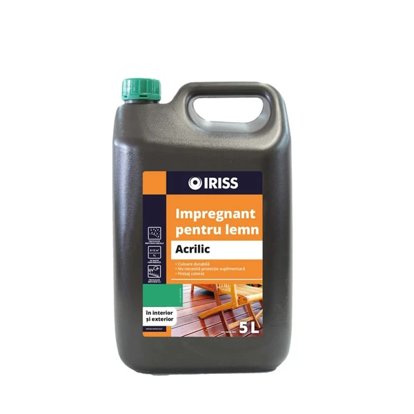 Impregnant, lemn, verde, 5 L, IRISS image