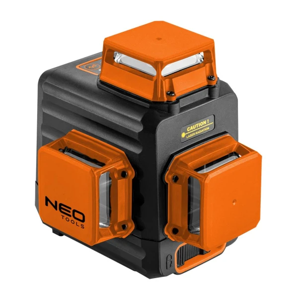 Nivela laser 3D Neo. 20 m. Verde. Geanta. Incarcator. Suport magnetic. image