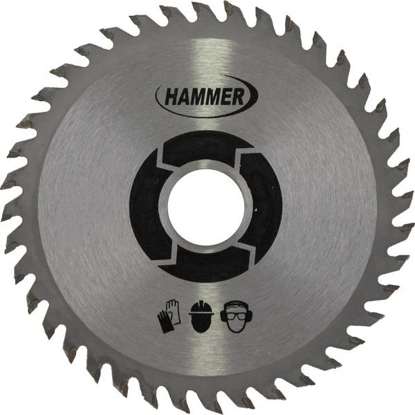 Disc fierastrau circular pentru lemn la polizor unghiular 125x22mm. 40 dinti. HAMMER image