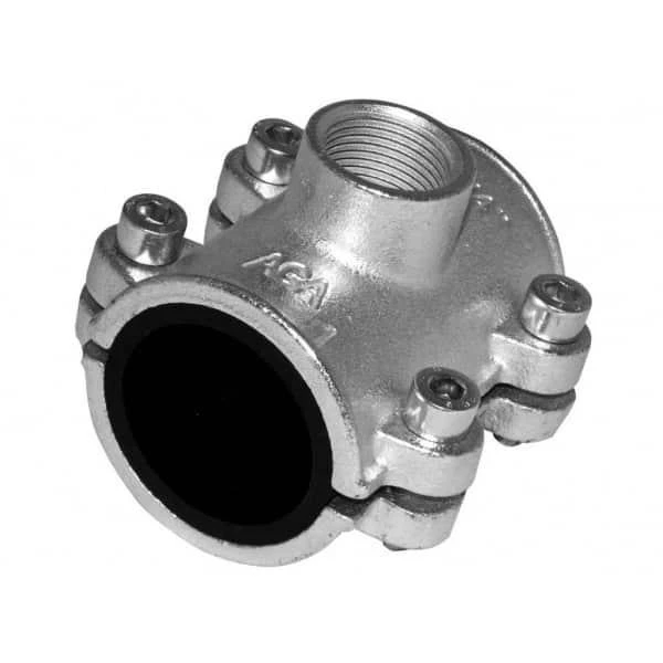 Colier de bransare fonta OBD AGAFLEX. d 1" 1/2" x 3/4"M. Filet interior. image