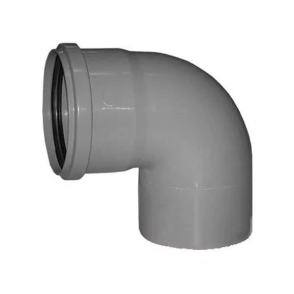 Cot PP pentru canalizare Aquer. d 50 mm. 90 grade. Gri. image
