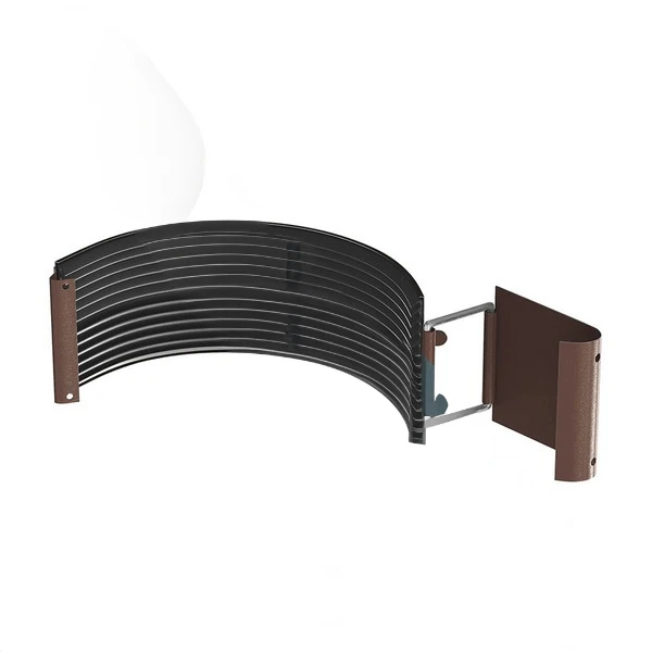 Bratara jgheab Bilka. 125 mm. Maro RAL8017. image