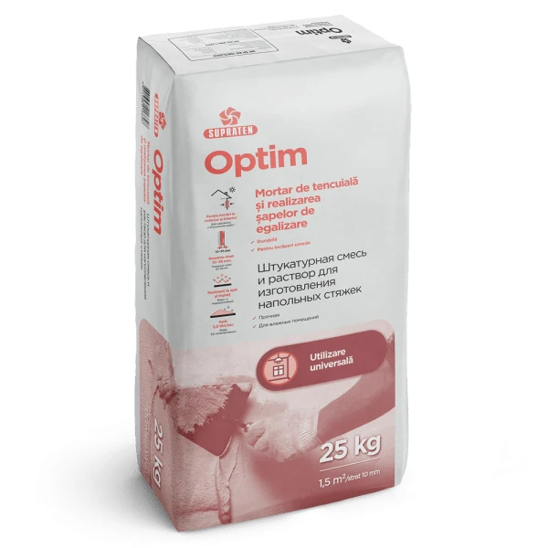 Tencuiala, baza de ciment, OPTIM, 25kg image